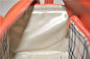 Authentic BURBERRY Vintage Leather Shoulder Hand Bag Purse Orange 0820E
