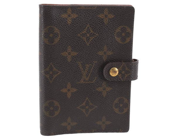 Authentic Louis Vuitton Monogram Agenda PM Day Planner Cover R20005 LV 0821E