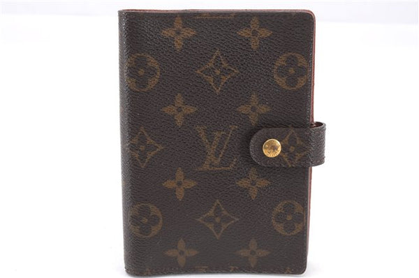 Authentic Louis Vuitton Monogram Agenda PM Day Planner Cover R20005 LV 0821E