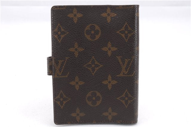 Authentic Louis Vuitton Monogram Agenda PM Day Planner Cover R20005 LV 0821E