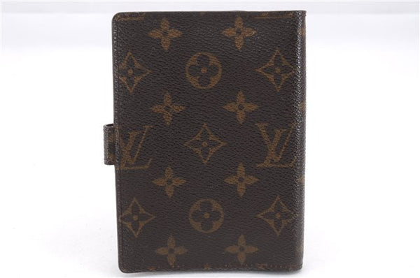 Authentic Louis Vuitton Monogram Agenda PM Day Planner Cover R20005 LV 0821E