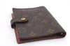 Authentic Louis Vuitton Monogram Agenda PM Day Planner Cover R20005 LV 0821E