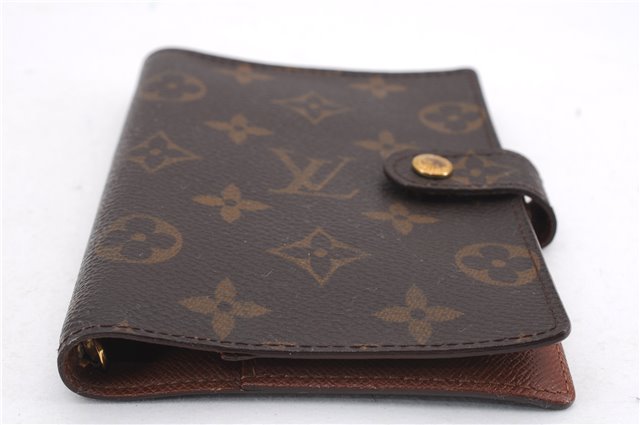 Authentic Louis Vuitton Monogram Agenda PM Day Planner Cover R20005 LV 0821E