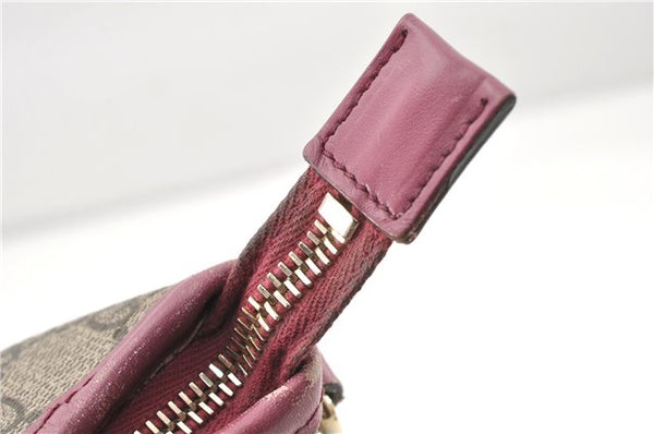 Authentic GUCCI Vintage 2Way Shoulder Hand Bag GG PVC Leather 353440 Brown 0822G