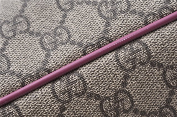 Authentic GUCCI Vintage 2Way Shoulder Hand Bag GG PVC Leather 353440 Brown 0822G