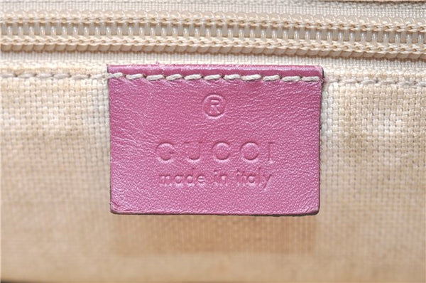 Authentic GUCCI Vintage 2Way Shoulder Hand Bag GG PVC Leather 353440 Brown 0822G