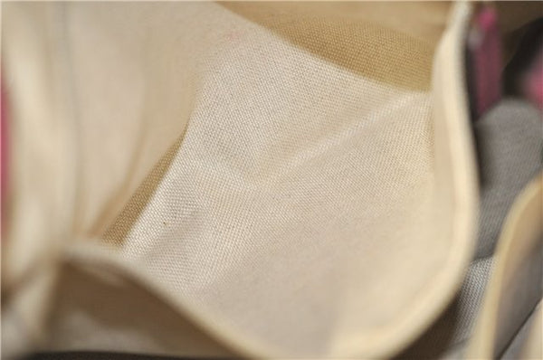 Authentic GUCCI Vintage 2Way Shoulder Hand Bag GG PVC Leather 353440 Brown 0822G