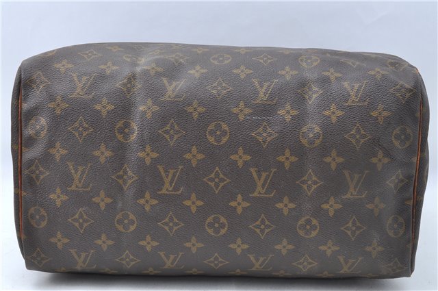 Authentic Louis Vuitton Monogram Speedy 35 Hand Boston Bag M41524 LV 0823B