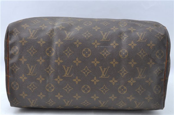 Authentic Louis Vuitton Monogram Speedy 35 Hand Boston Bag M41524 LV 0823B