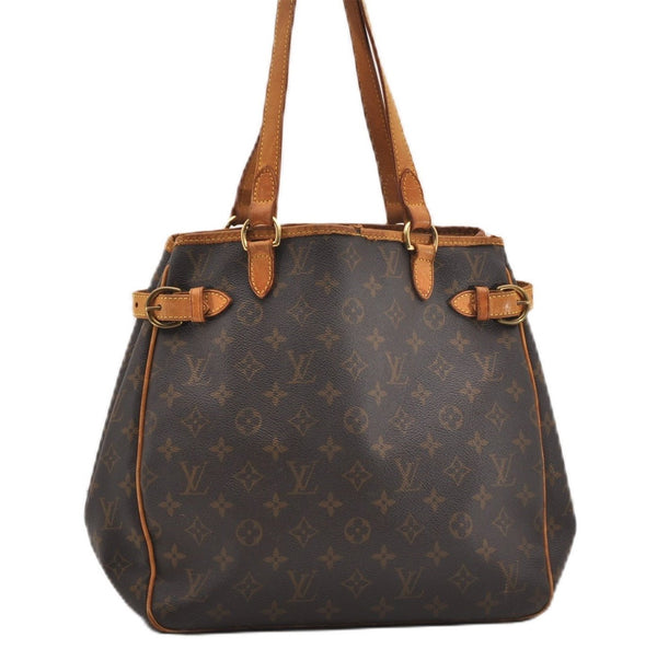 Authentic Louis Vuitton Monogram Batignolles Vertical Tote Bag M51153 LV 0823G