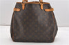 Authentic Louis Vuitton Monogram Batignolles Vertical Tote Bag M51153 LV 0823G