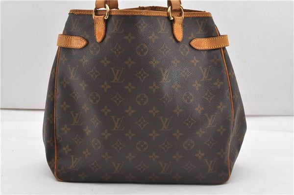 Authentic Louis Vuitton Monogram Batignolles Vertical Tote Bag M51153 LV 0823G