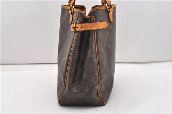 Authentic Louis Vuitton Monogram Batignolles Vertical Tote Bag M51153 LV 0823G