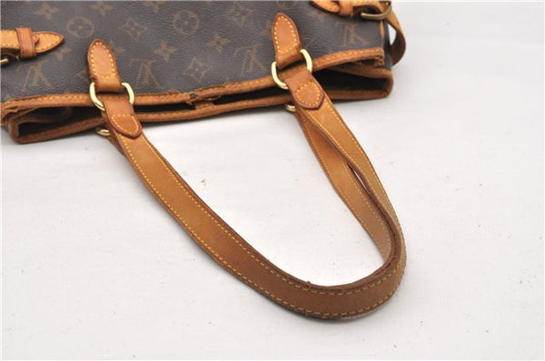 Authentic Louis Vuitton Monogram Batignolles Vertical Tote Bag M51153 LV 0823G