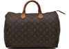 Authentic Louis Vuitton Monogram Speedy 35 Hand Bag M41524 LV 0825D