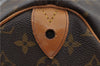 Authentic Louis Vuitton Monogram Speedy 35 Hand Bag M41524 LV 0825D