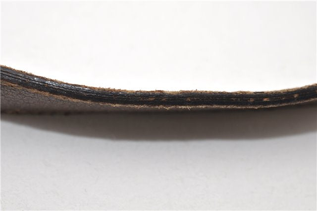 Authentic GUCCI Vintage Shoulder Tote Bag GG PVC Leather Brown 0825G