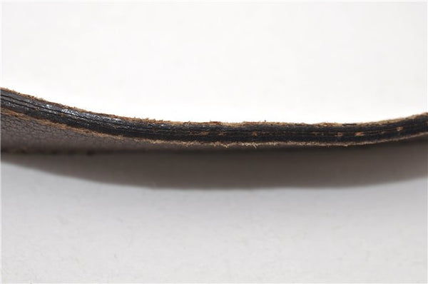 Authentic GUCCI Vintage Shoulder Tote Bag GG PVC Leather Brown 0825G