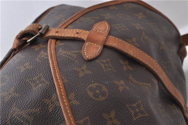 Auth Louis Vuitton Monogram Saumur 30 Shoulder Cross Body Bag M42256 LV 0826D