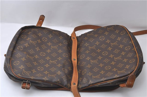 Auth Louis Vuitton Monogram Saumur 30 Shoulder Cross Body Bag M42256 LV 0826D