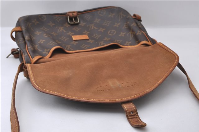 Auth Louis Vuitton Monogram Saumur 30 Shoulder Cross Body Bag M42256 LV 0826D