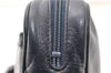 Authentic YVES SAINT LAURENT Vintage Shoulder Bag Purse Leather Navy Blue 0826G