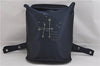 Authentic HERMES Sherpa Backpack to the Stars Exhibition 1999 Limited Navy 0827G