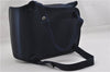 Authentic HERMES Sherpa Backpack to the Stars Exhibition 1999 Limited Navy 0827G