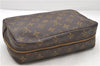 Auth Louis Vuitton Monogram Trousse Toilette 23 Clutch Hand Bag M47524 LV 0828D