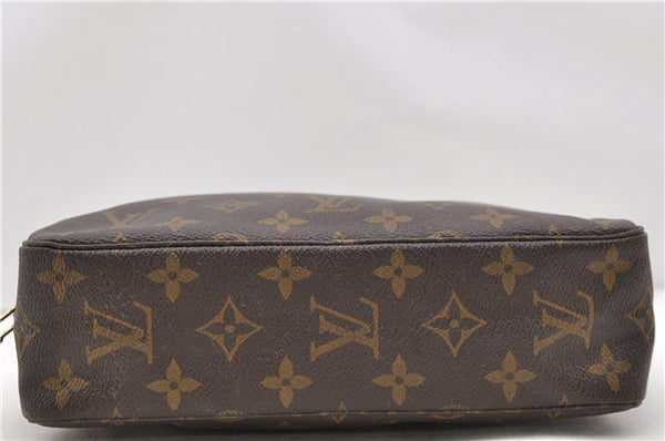 Auth Louis Vuitton Monogram Trousse Toilette 23 Clutch Hand Bag M47524 LV 0828D