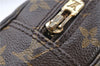 Auth Louis Vuitton Monogram Trousse Toilette 23 Clutch Hand Bag M47524 LV 0828D