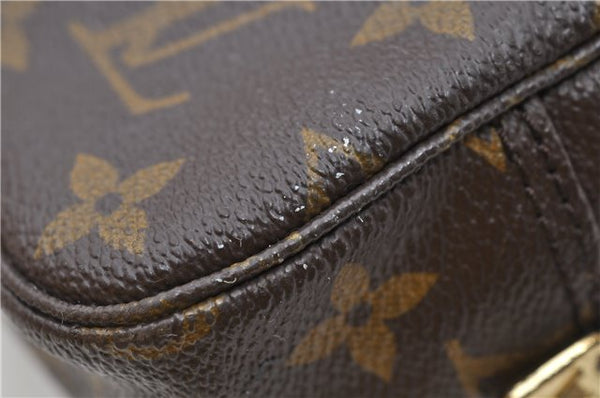 Auth Louis Vuitton Monogram Trousse Toilette 23 Clutch Hand Bag M47524 LV 0828D