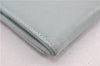 Authentic BALENCIAGA Classic Money Long Wallet Leather 163471 Light Blue 0828G