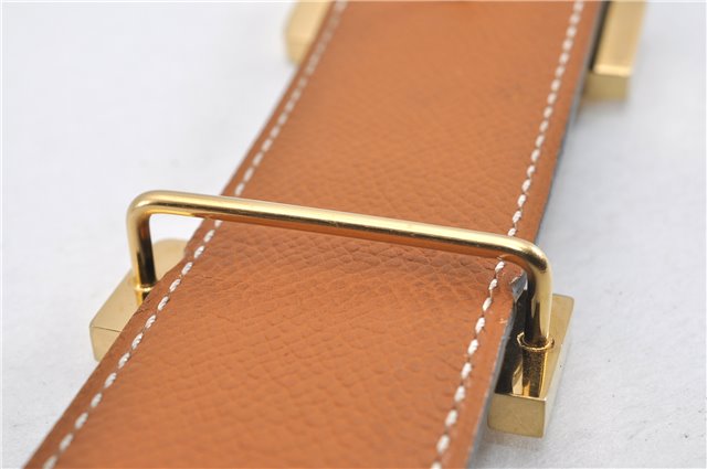 Authentic HERMES Large Constance Leather Belt Size 90cm 35.4