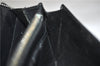 Authentic SAINT LAURENT Round Zip Long Wallet Purse Leather 328558 Black 0832G