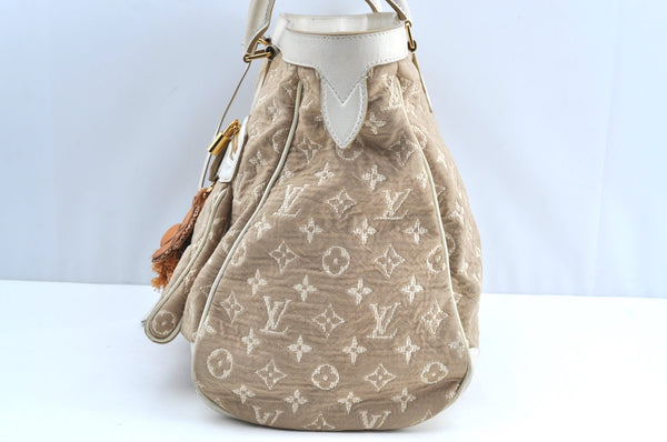 Authentic Louis Vuitton Monogram Sabbia Cabas GM Tote Bag Beige M93793 LV 0832H