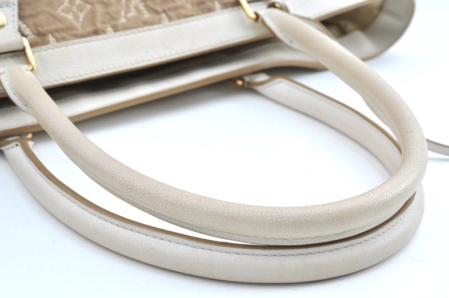 Authentic Louis Vuitton Monogram Sabbia Cabas GM Tote Bag Beige M93793 LV 0832H