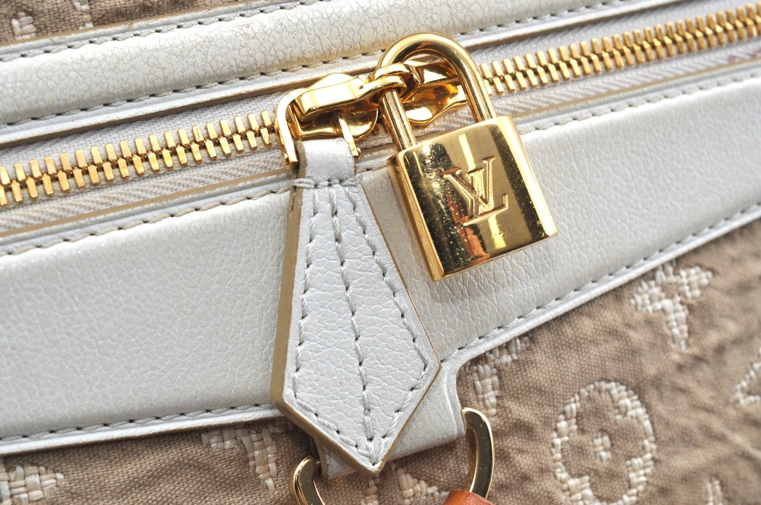 Authentic Louis Vuitton Monogram Sabbia Cabas GM Tote Bag Beige M93793 LV 0832H