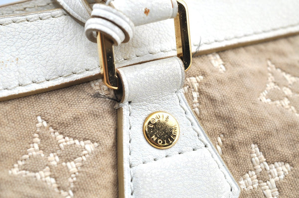 Authentic Louis Vuitton Monogram Sabbia Cabas GM Tote Bag Beige M93793 LV 0832H