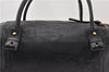 Authentic Chloe Eclipse Vintage Hand Boston Bag Leather Black 0833G