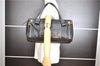 Authentic Chloe Eclipse Vintage Hand Boston Bag Leather Black 0833G