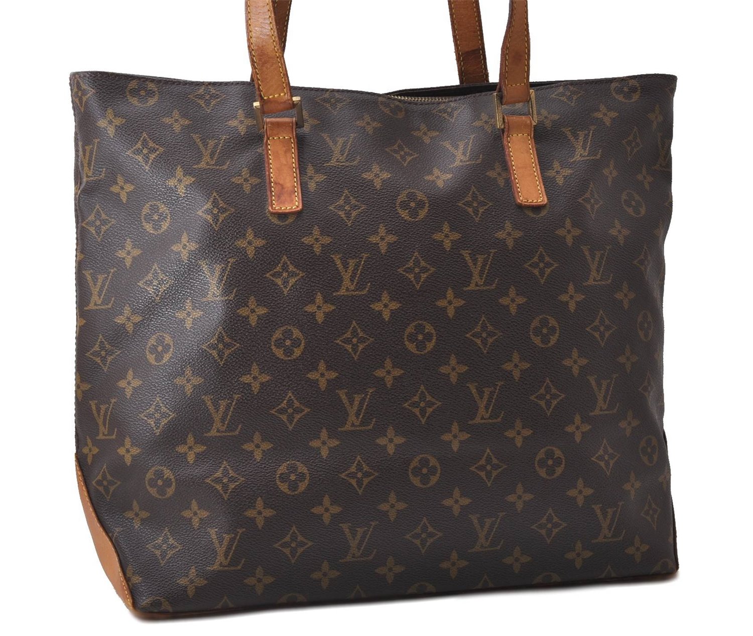 Authentic Louis Vuitton Monogram Cabas Mezzo Tote Bag M51151 LV 0834D