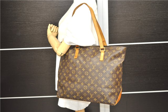 Authentic Louis Vuitton Monogram Cabas Mezzo Tote Bag M51151 LV 0834D