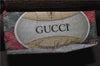 Authentic GUCCI Vintage Clutch Hand Bag Purse GG PVC Leather Brown 0834G