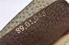 Authentic GUCCI Vintage Clutch Hand Bag Purse GG PVC Leather Brown 0834G