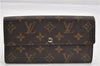 Authentic Louis Vuitton Monogram Portefeuille Sarah Purse Wallet M61734 LV 0835G