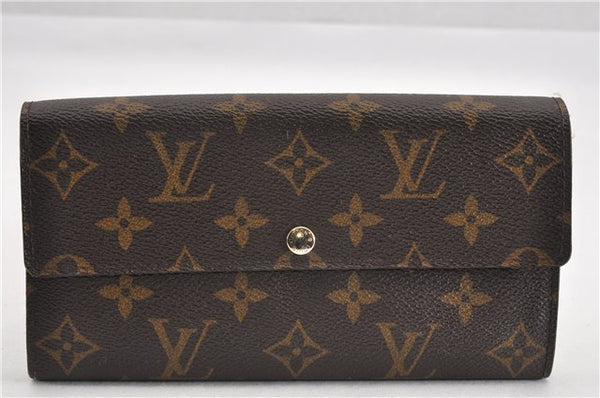 Authentic Louis Vuitton Monogram Portefeuille Sarah Purse Wallet M61734 LV 0835G