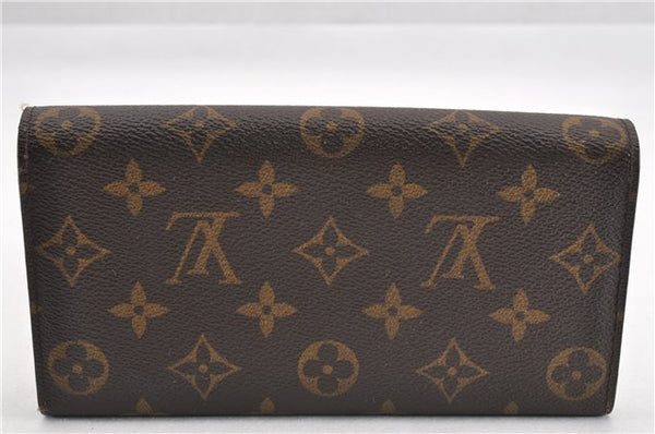 Authentic Louis Vuitton Monogram Portefeuille Sarah Purse Wallet M61734 LV 0835G