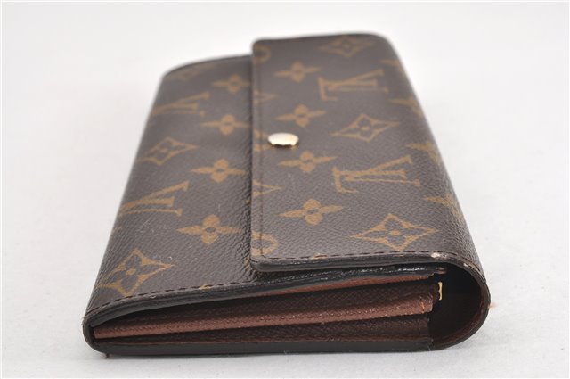 Authentic Louis Vuitton Monogram Portefeuille Sarah Purse Wallet M61734 LV 0835G