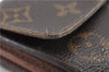 Authentic Louis Vuitton Monogram M61652 Porte Monnaie Billet Carte Credit 0836G